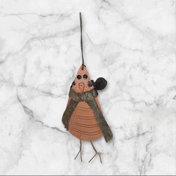 3 Vintage Odd Unusual Unique Christmas Ornaments Whimsical Folk Art Primitive - Picture 7 of 14